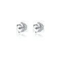 wholesale S925 Sterling Silver Mini Moon Stud Earrings with Inlaid Diamonds, Cross-Border Hot-Selling Creative Fashion Minimalist Ins Style-0-6