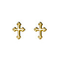 wholesale Sterling Silver S925 Cross Stud Earrings Korean Version Simple and Fresh Stylish Personality Ear Accessories M00222-0-4