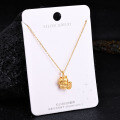 Sterling Silver Gilded Diamond-Cross Pikaxiou Pendant Necklace-0-6