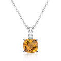 S925 Sterling Silver Zircon Necklace, Minimalist and Luxurious Pendant-0-19