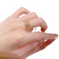 wholesale 925 Silver BuBu Style Openwork Floral Vintage Ring, Advanced Jewelry for Women, Mu Jing Jewelry New Light Luxury Collection-0-4