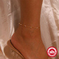 wholesale S925 Sterling Silver Minimalist Pearl Anklet, a Chic and Versatile Korean-inspired Accessory-0-2