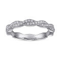 wholesale 925 Sterling Silver European and American Ladies' Non-Tarnish Cross-Border Stackable Ring Set Full Diamond Pavé Starry Sky Ring for Women Wholesale-0-21