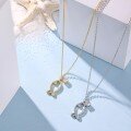 wholesale S925 Sterling Silver New Small Fish Design Pendant Necklace and Ring Set for Women, Luxurious and Exquisite Summer Fresh Style Jewelry-0-3