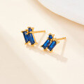wholesale S925 Silver New Amazon Small Batch Stud Earrings Simple Zircon High-End Versatile Commuter Earrings Wholesale-0-13