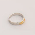 wholesale S925 Silver Chinese Knot Two-Tone Plated, Minimalist and Elegant Bohemian Style Ring for Women-0-1