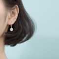 wholesale S925 Sterling Silver Nalan Earrings for Women, Korean Style Small Fresh and Simple Sweet Single Diamond Ear Drop Hook Ear Jewelry G2974-0-0
