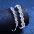 S925 Sterling Silver Moissanite Bracelet, Women's Fashion Starry Wholesale-0-0