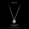 S925 Sterling Silver Moissanite Necklace, Minimalist Style, Ready Stock-0-5