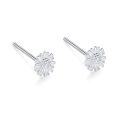wholesale Sterling Silver S999 Ear Piercing Earrings for Women, Pure Silver Small and Mini Double-ended Ear Studs, Cartilage Ear Studs, Minimalist Ear Piercing Needle Ear Accessories-0-33