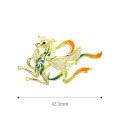 wholesale 925 Sterling Silver Xiongyinghui Original Dunhuang Winged Horse Brooch, High-End Sense, Temperament, Premium Ancient Style Accessory, Niche-0-3