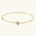 Sterling Silver Moissanite Unisex Bracelet, Cross-Border Hot Seller, Simple Commuter Style-0-2