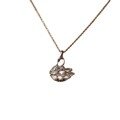 wholesale S925 Sterling Silver Exquisite Micro-Inlaid Zirconia Small Swan Necklace for Women, High-End Pendant Collarbone Chain-0-4