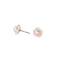 wholesale 925 Sterling Silver Fresh and Sweet Ins Niche Design Exquisite Beaded Three-Petal Flower Earrings M06232-0-4