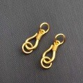 wholesale Metal: S925 Sterling Silver Gold Plated, S-Clasp Fitting Double Loop Clasp, DIY Bracelet Connector Phoenix Clasp Buckle, Bracelet Connecting Loop Accessory-0-7