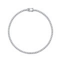 wholesale S925 sterling silver women's hand chain, European and American hit single-row diamond tennis bracelet with full zirconia inlay-0-4
