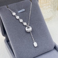 wholesale Silver S999 Maker's Lucky Words Chubby Blessing Necklace for Women, Luxe Minimalist Chinese Style Pouch Delicate Collarbone Chain-Xiaopangfu necklace--silver>pure silver
