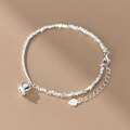 wholesale S925 Sterling Silver Bell Broken Silver Star Bracelet Ins Style Women's Accessories S6846-0-2