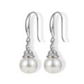 wholesale S925 Sterling Silver Shell Pearl Earrings Light Luxury Versatile Ear Clips Small Design Sense Ins Earrings for Women-0-11