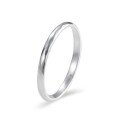 wholesale 999 Solid Silver Cold Minimalist Style Solid Closed Band Ring for Women Light Luxury High-End Sense Silver Tail Ring Cross-Border E-commerce-0-27