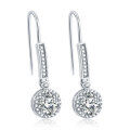 wholesale S925 Silver Fashion Earrings with Zirconia Ear Pins for Women, Factory Direct-0-8