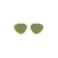 wholesale 925 Sterling Silver Green Enamel Stud Earrings For Women-0-0