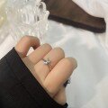 wholesale S925 Sterling Silver Maker's Moonstone "A Deer with You" Ring, Niche Design, Exquisite and Sweet Teen Girl Ring, Gift for Best Friend-0-2