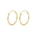 wholesale 925 Sterling Silver Plain Circle Earrings for Women, Round Hoop Stud Ear Clasps, Minimalist High-End Sense Ear Wholesale Cross-Border Hot Selling-0-4