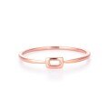 wholesale 18K Gold, 9K Rose Gold Fashion Commute Geometric Ring for Women, Fresh and Sweet Pinky Tail Ring, Gift-0-0