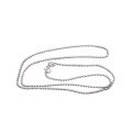 wholesale S925 Sterling Silver 20 Light Bead Chain 55cm Round Bead Bare Chain Fashion Retro Matching Chain Accessory with Pendant Jewelry-0-4