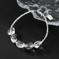 wholesale S925 silver Nalan fresh sweet ins style white crystal crushed silver bracelet S7937-0-0