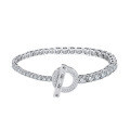 wholesale S925 Sterling Silver LZB Collection Adjustable Light Luxury 8A Ultra-Sparkling Zircon Bracelet Direct from Manufacturer-0-12