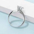 wholesale 925 Sterling Silver T&Co Classic Six-Prong Moissanite Ring for Women, 1 Carat Engagement Wedding Ring, Cross-Border E-Commerce New Style-0-3