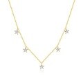 wholesale S925 Sterling Silver Star And Moon Zircon Earrings For Women, Fashionable And Versatile-0-3