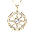 S925 Sterling Silver Four Leaf Clover Pendant Necklace, Wholesale-0-11