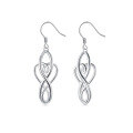 wholesale 925 Sterling Silver European and American Fashion Vintage Celtic Knot Earrings for Women, Amazon Wish Best-Selling Twisted Knot Earring Ear Accessories-0-4
