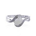 wholesale 925 Silver Inlaid with Hetian Jade Open-Ended Women's Ring, Simple Retro National Trend Style Pure Silver Ring Gift with Appraisal Certificate-0-4