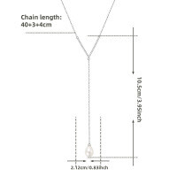 S925 Sterling Silver Simple Single Freshwater Pearl Pendant-Style E [Clearance Sale with Free Shipping]  925 Silver