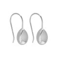 wholesale S925 sterling silver 3043 Korean-style ins niche design minimalist versatile elegant light luxury teardrop-shaped earrings for women-0-5