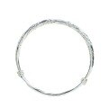 wholesale 999 Silver Handmade Woven Twist Rope Adjustable Bangle in Vintage Style for Women, Thai Pure Silver-0-4