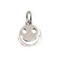 wholesale 925 Sterling Silver Minimalist Smiley Pendant Charm Bracelet Necklace Cord Accessory Wholesale Jewelry-0-4