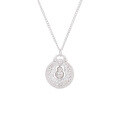 wholesale S925 Sterling Silver Rotating Gourd Pendant Necklace, New Chinese Style, Unique and Niche, Light Luxury Sweater Collarbone Chain-0-4