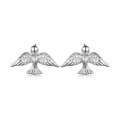 wholesale 925 Sterling Silver Peace Dove Necklace Bracelet Earrings Pigeon Set, Ins Simple High-end European and American Style-0-7