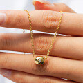 14K Gold Plated 925 Silver Moissanite Pendant Necklace for Women-0-2