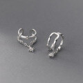 wholesale S925 Sterling Silver Inlaid Diamond Starry Double-Layer Ear Clips Ins Style High-End Ear Jewelry M03291-0-4
