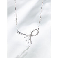 wholesale S925 silver trendy drop original women's necklace, summer versatile minimalist style collarbone chain, niche high-end accessory-Sterling Silver Necklace>925 Silver