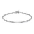 S925 Sterling Silver Zirconia Full Tennis Bracelet with Dazzling Pavé-0-3