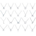 wholesale 925 Sterling Silver 26 Letter Necklace Light Luxury High-End Sense Pendant Necklace with Diamond-Encrusted Letters for Women Cross-Border E-Commerce Jewelry-0-4