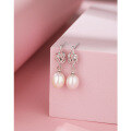 wholesale 925 Sterling Silver Baroque Freshwater Pearl Earrings New Summer Luxury Minimalist Small Studs-0-1