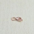 wholesale 925 Sterling Silver Rose Gold Plated Teardrop Clasp Necklace Spring Lobster Clasp Bracelet DIY Jewelry Findings Wholesale-0-7